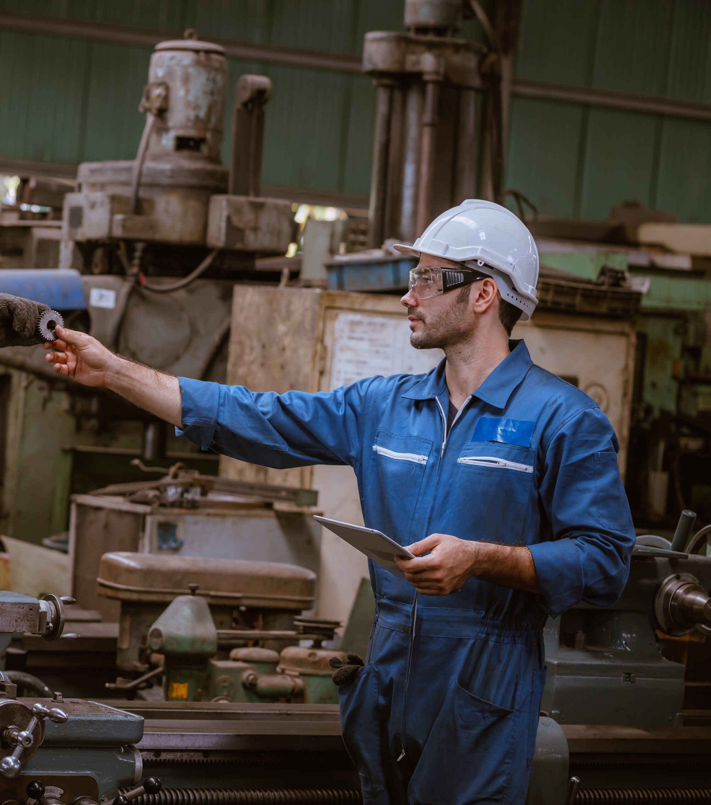 vecteezy industry engineering wearing safety uniform control 6724828